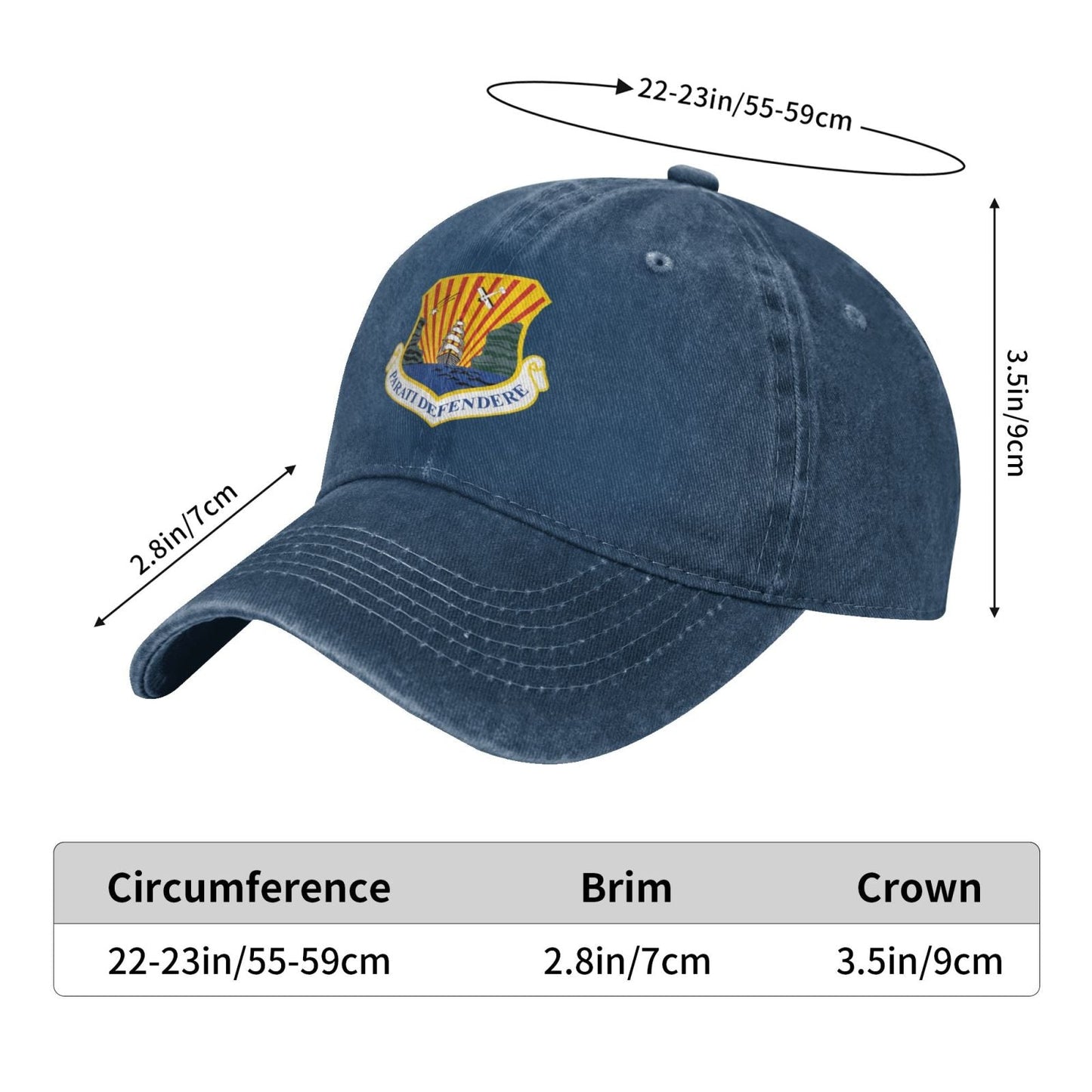 6th Air Mobility Wing Printing unisex baseball cap adjustable cap veteran gift