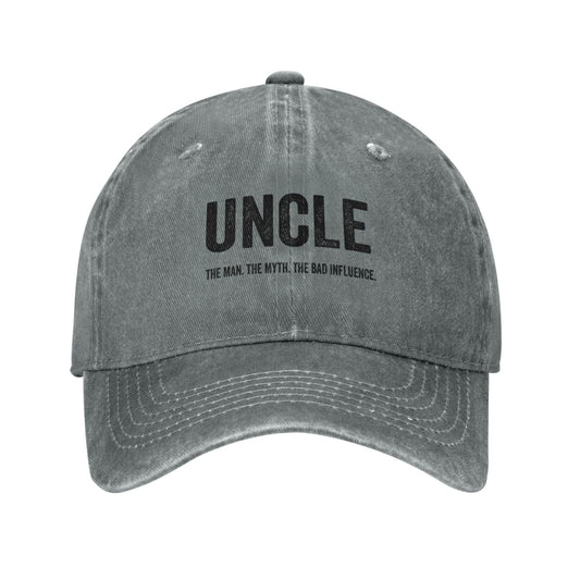 Uncle The Bad Influence Printing unisex baseball cap adjustable hats Outdoor leisure hat trucker cap