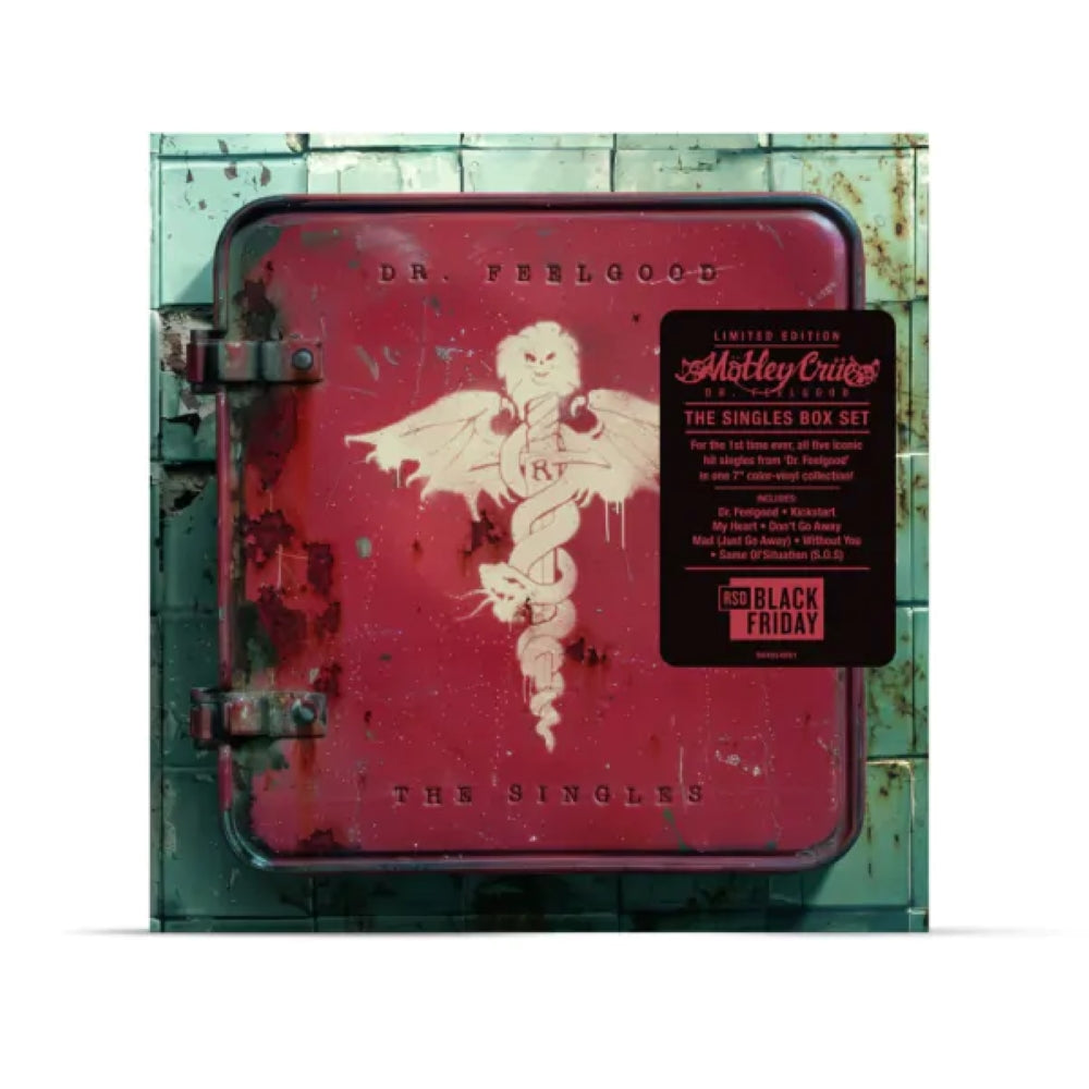 Motley Crue Dr. Feelgood 7" Vinyl Single Box Set Black Friday 2024 - VINYL LP "VINYLBADGES"