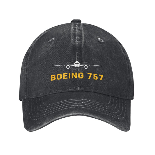 BOEING 757 Printing unisex baseball cap adjustable hats Outdoor leisure hat veteran gift