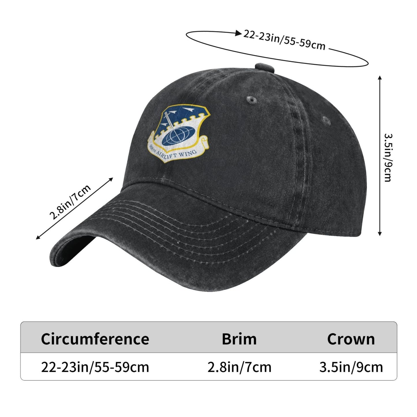 USAF-908th Airlift Wing Printing unisex baseball cap adjustable cap veteran gift