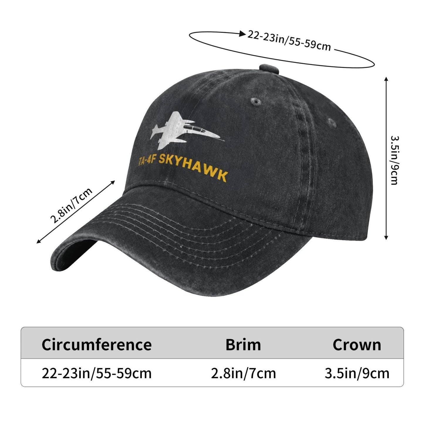 TA-4F Skyhawk Printing unisex baseball cap adjustable hats Outdoor leisure hat veteran gift