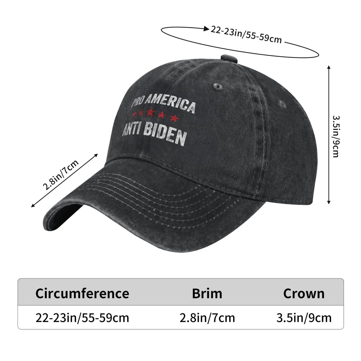 Pro America Anti Bide N Printed unisex baseball cap adjustable cap outdoor sunshade trucker hat