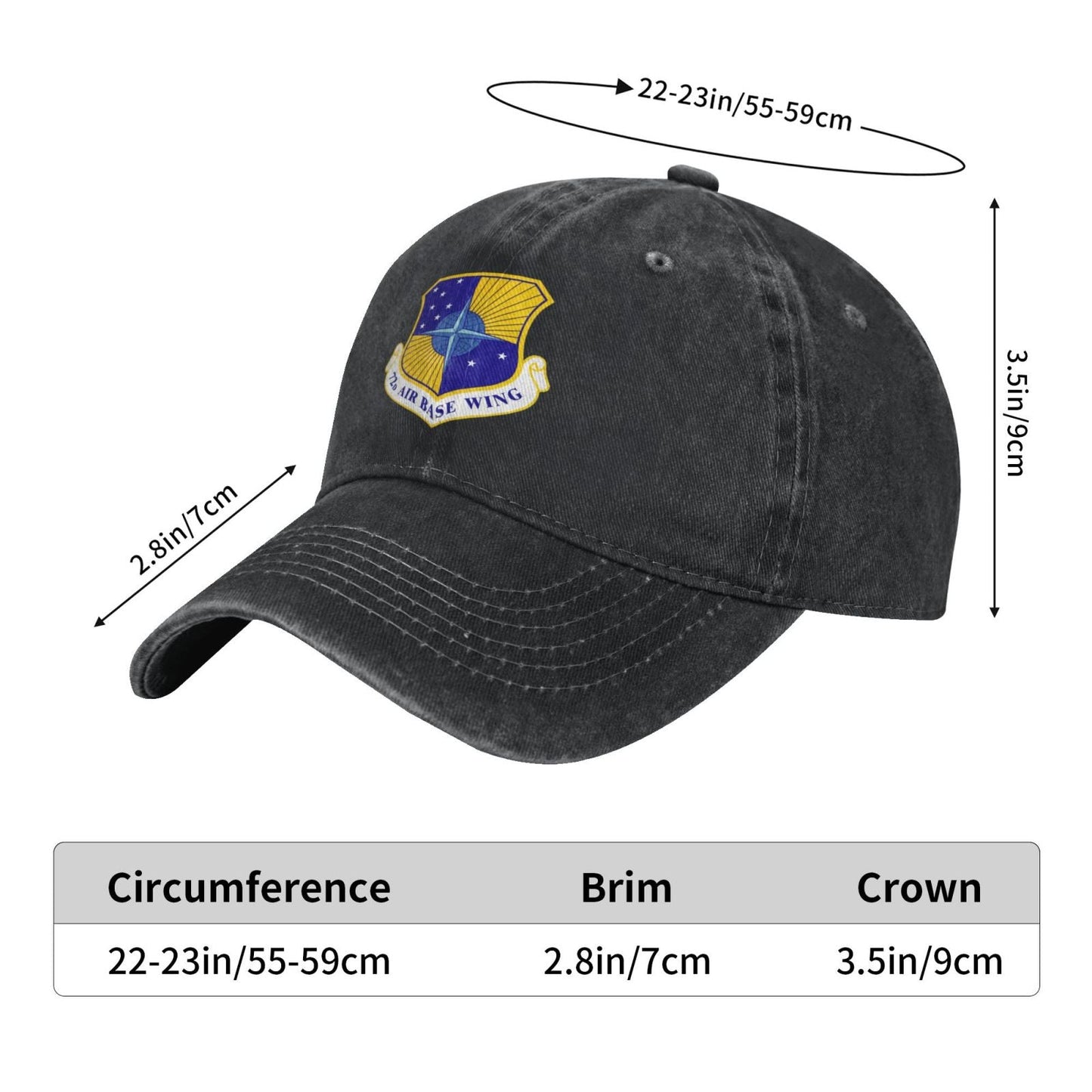 72d Air Base Wing Printing unisex baseball cap adjustable cap veteran gift