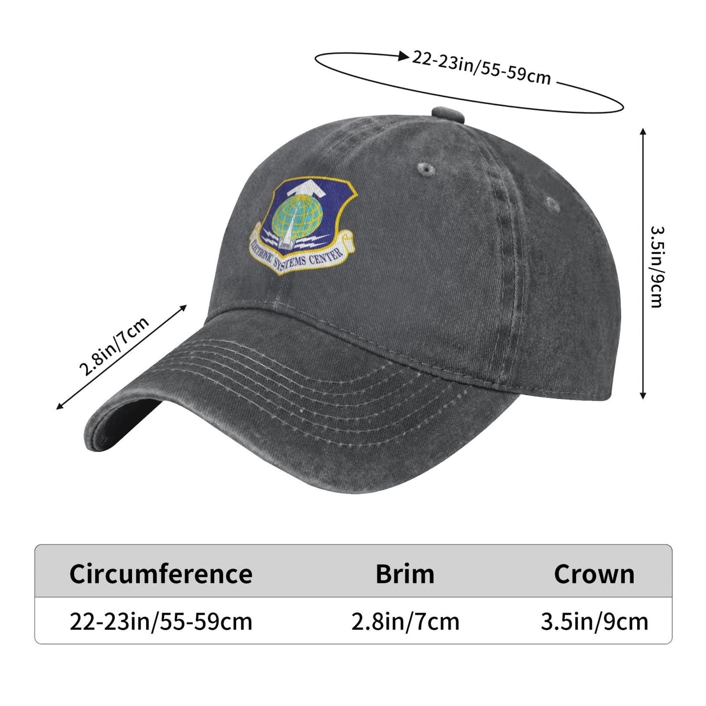 USAF-Electronic Systems Center Printed unisex baseball cap adjustable cap veteran gift