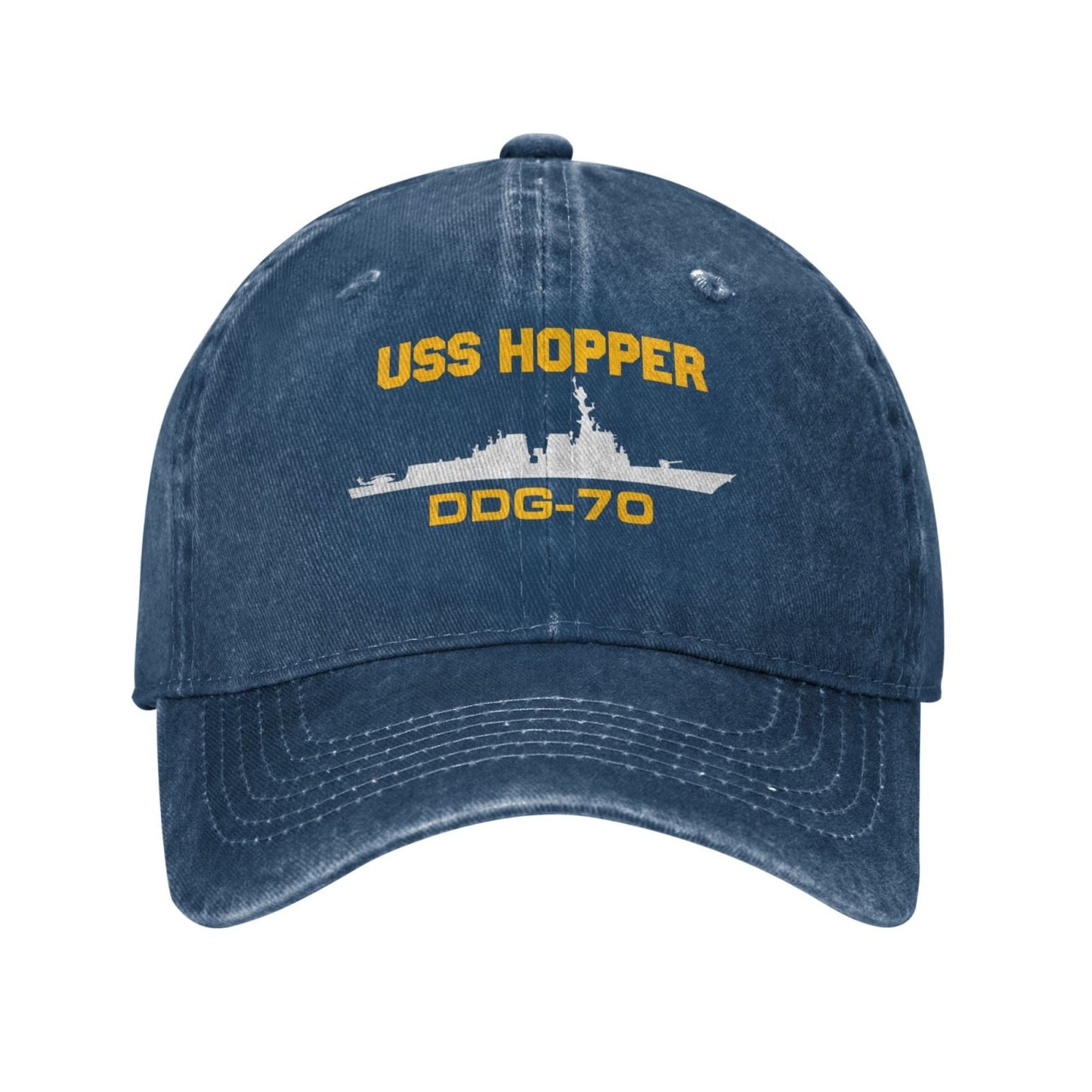 USS Hopper (DDG-70) Printed unisex baseball cap adjustable cap veteran gift