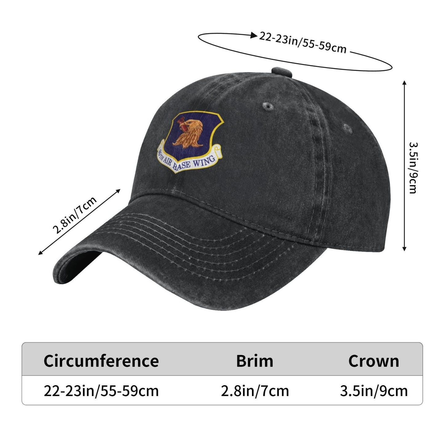 96th Air Base Wing Printing unisex baseball cap adjustable cap veteran gift