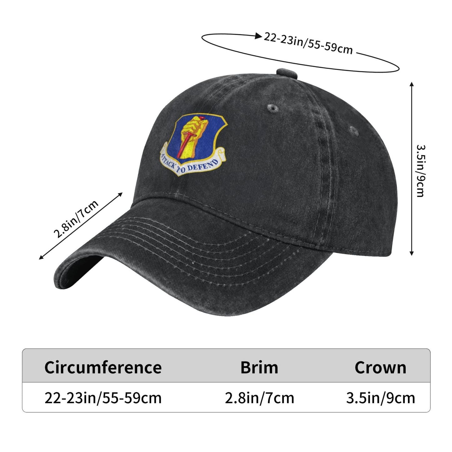 35th Fighter Wing Printing unisex baseball cap adjustable cap veteran gift
