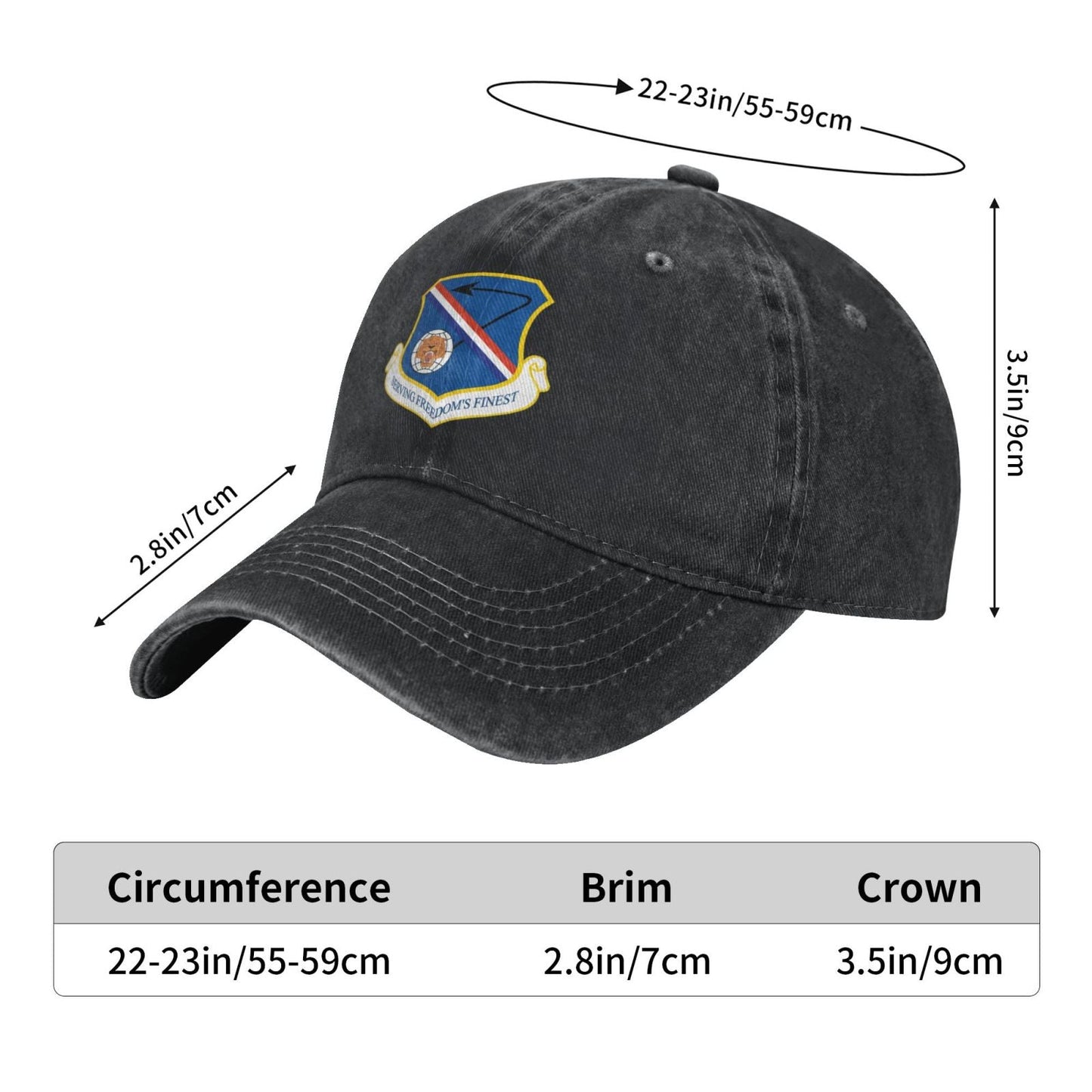 377th Air Base Wing Printing unisex baseball cap adjustable cap veteran gift