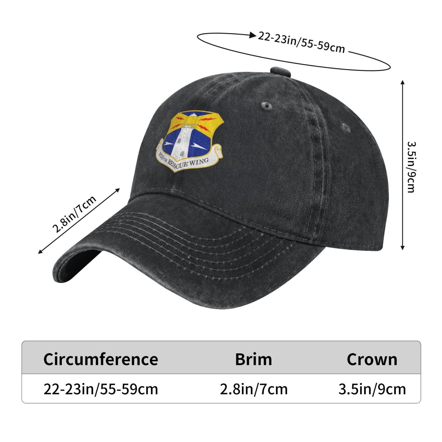 920th Rescue Wing Printing unisex baseball cap adjustable cap veteran gift