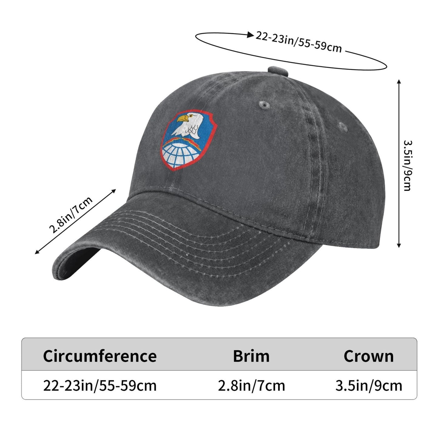USA Space And Missile Defense Command Printing unisex baseball cap adjustable cap veteran gift