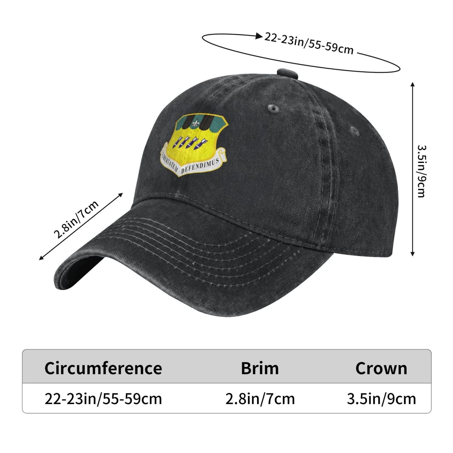 2d Bomb Wing Printed unisex baseball cap adjustable cap veteran gift