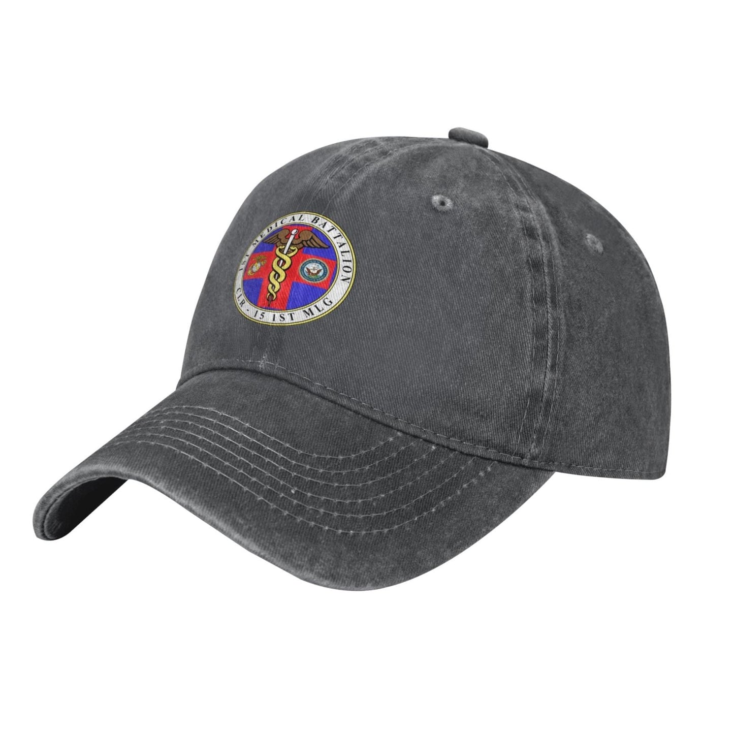1st Medical Battalion (FtO) Printed unisex baseball cap adjustable cap veteran gift
