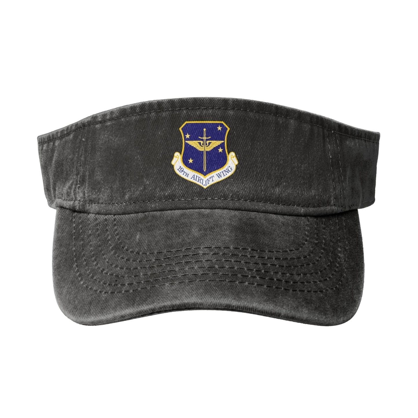 USAF- 19th Airlift Wing Printing adjustable Empty Top Baseball Sun Cap unisex outdoor sport hat veterans gift