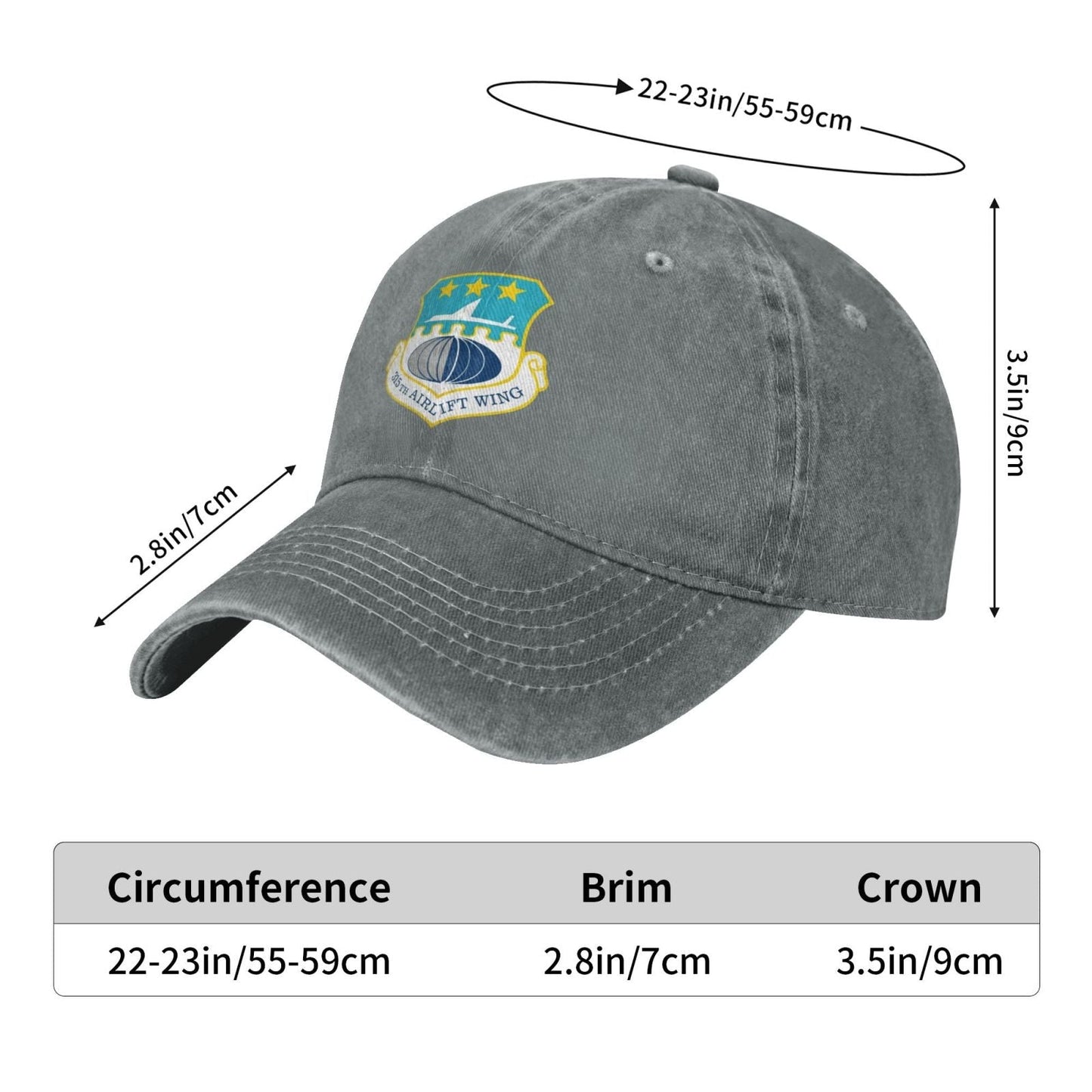 315th Airlift Wing Printing unisex baseball cap adjustable cap veteran gift
