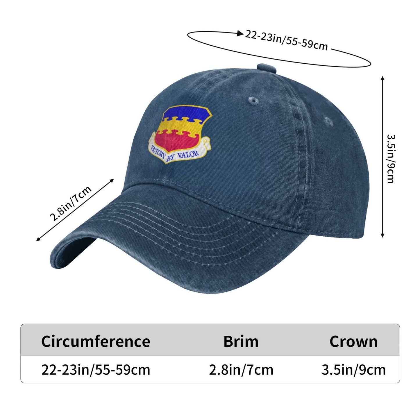 20th Fighter Wing Printing unisex baseball cap adjustable cap veteran gift