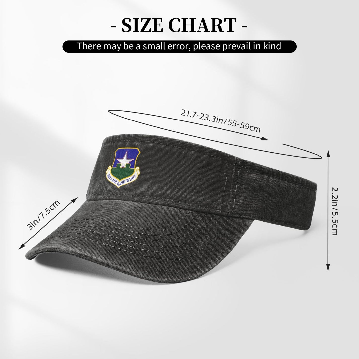 USAF-502d Air Base Wing Printing adjustable Empty Top Baseball Sun Cap unisex outdoor sport hat veterans gift