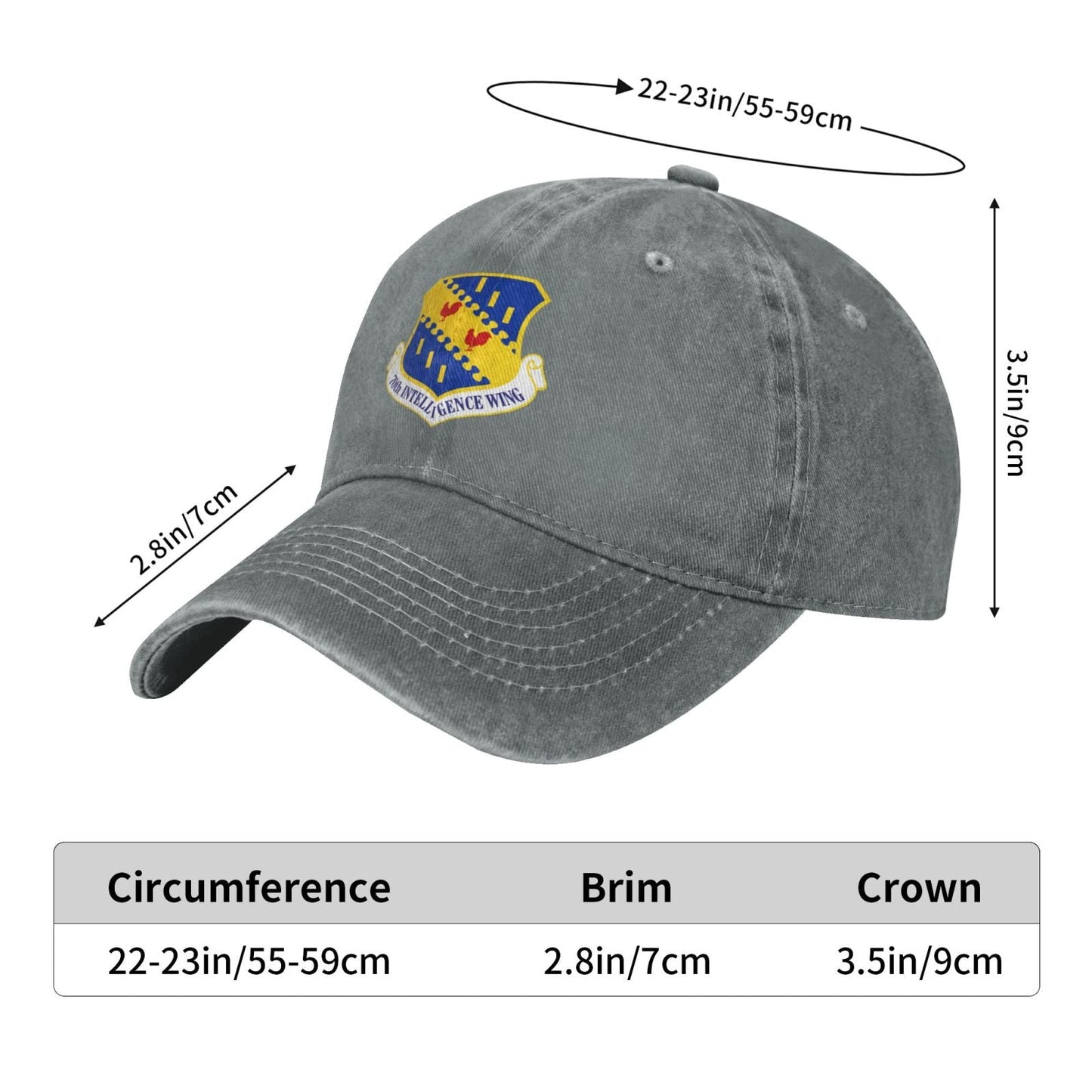 70th Intelligence Wing Printing unisex baseball cap adjustable cap veteran gift