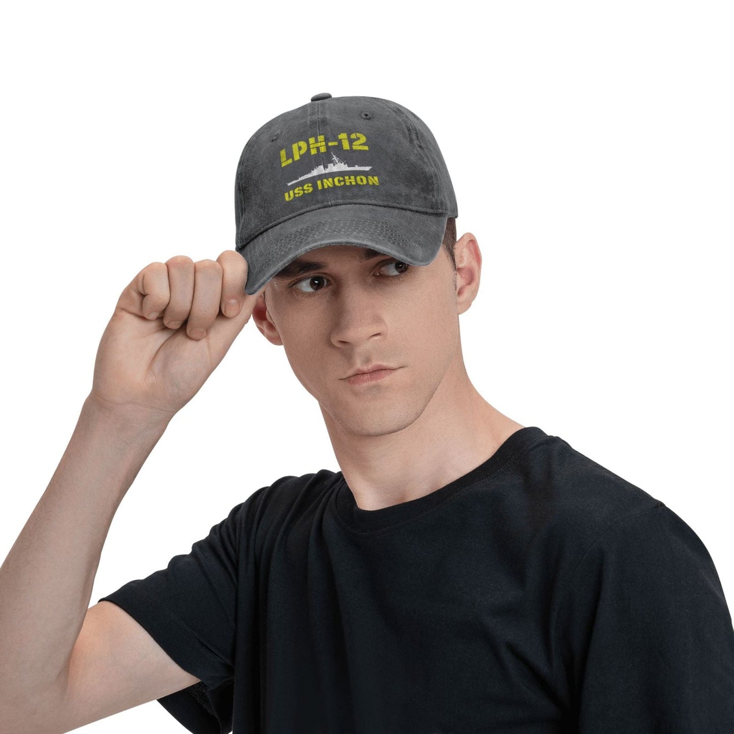 Uss Inchon LPH-12 Printing unisex baseball cap adjustable hats veteran gift