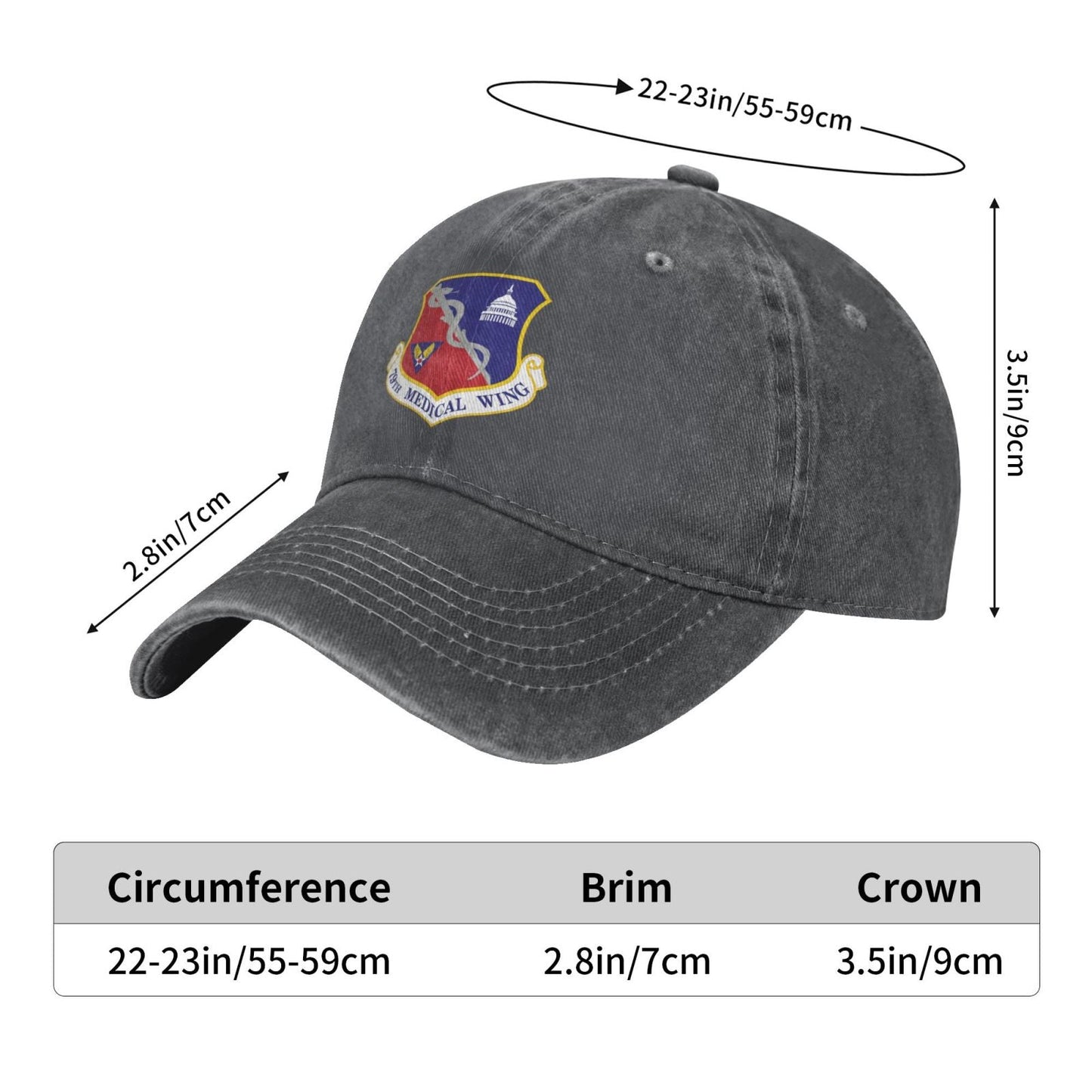 79th Medical Wing Printing unisex baseball cap adjustable cap veteran gift