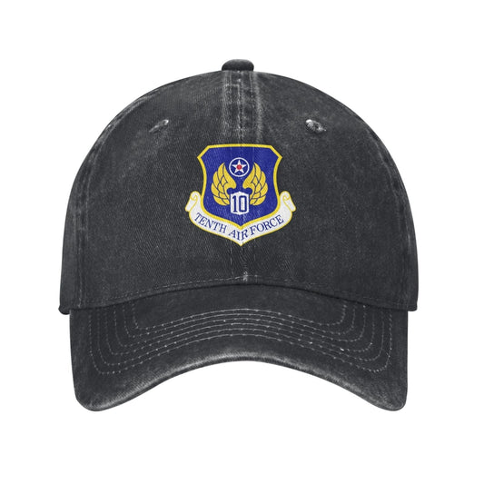 Tenth Air Force-Emblem Printed unisex baseball cap adjustable cap veteran gift