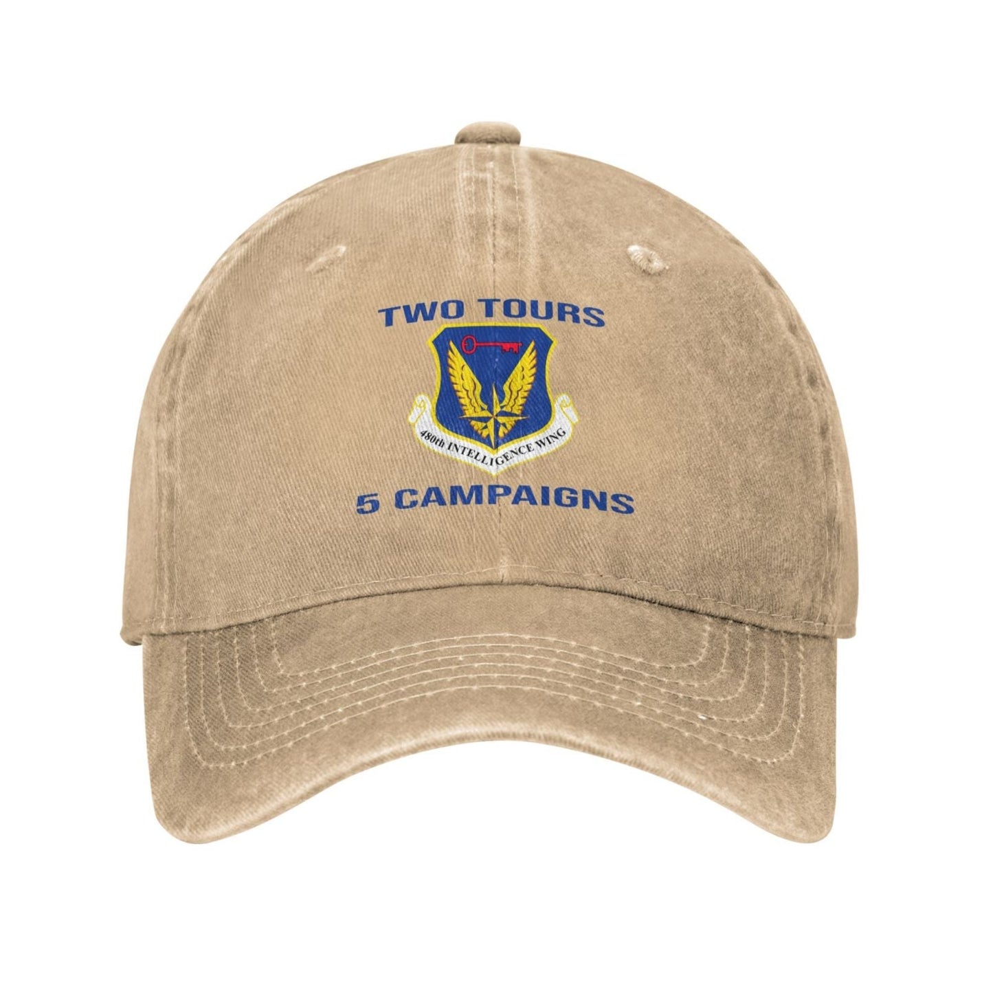 480th Intelligence Wing Printed unisex baseball cap adjustable cap outdoor sunshade trucker hat