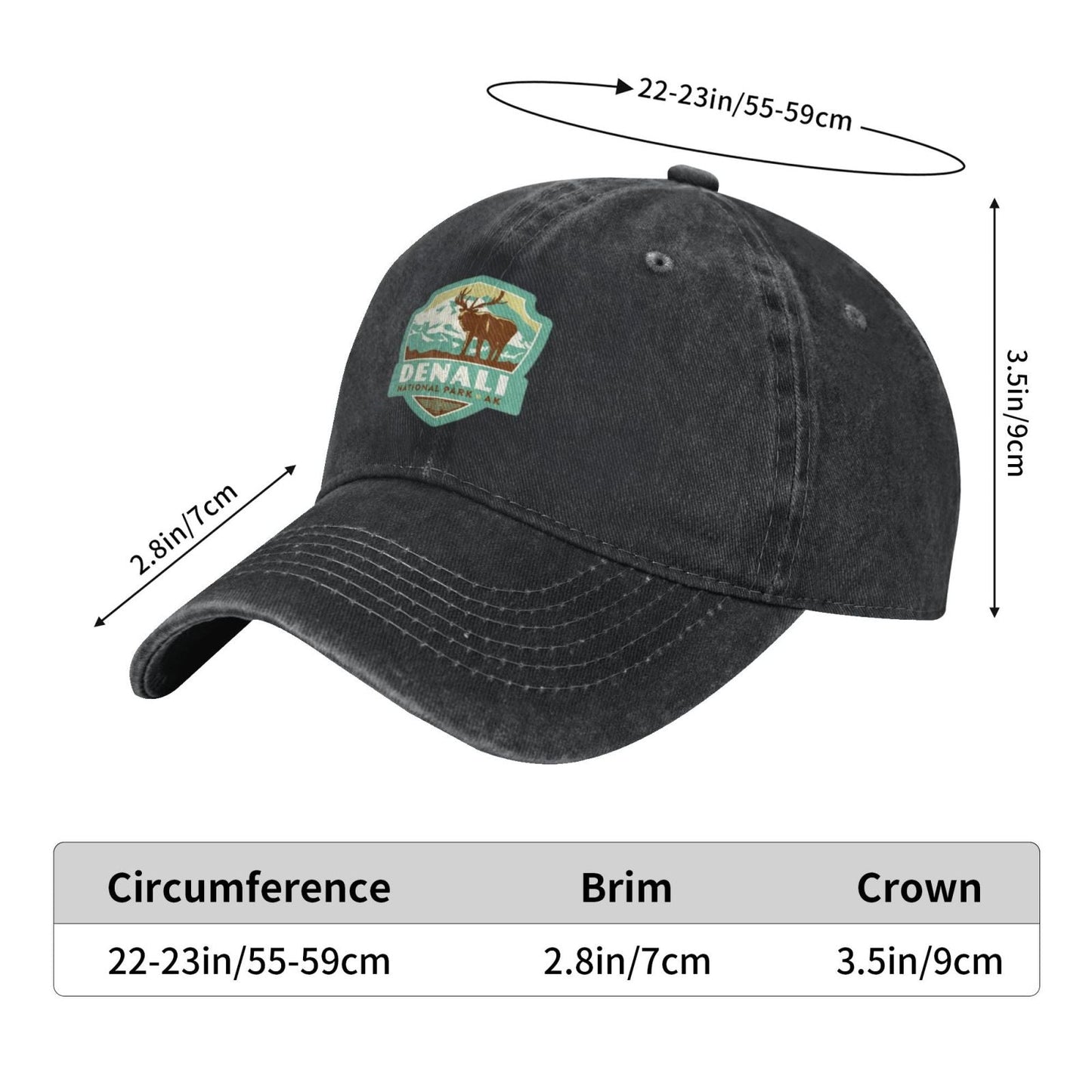 Denali National Park Printing unisex baseball cap adjustable hats veteran gift