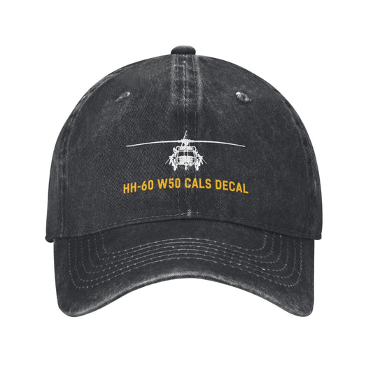 HH-60 W50 Cals Decal Printing unisex baseball cap adjustable hats Outdoor leisure hat veteran gift