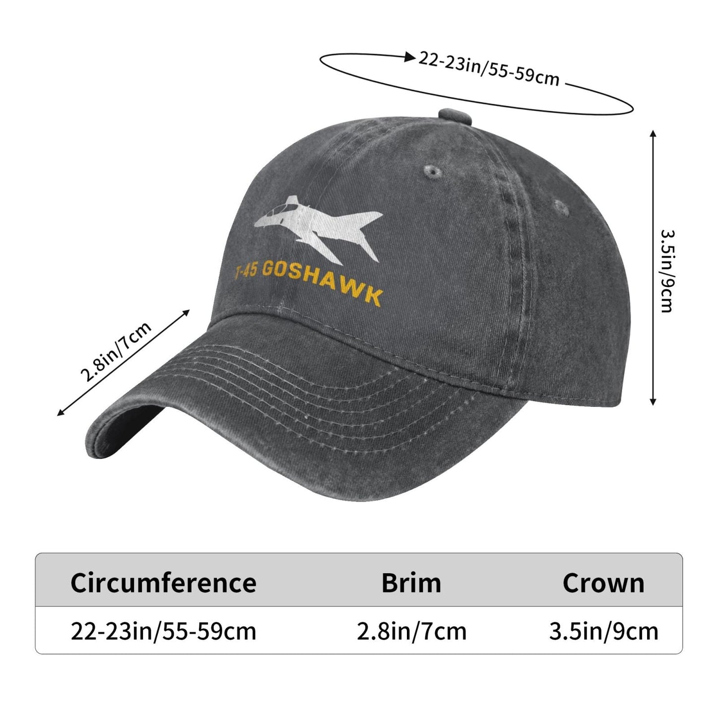 T-45 Goshawk Printing unisex baseball cap adjustable hats Outdoor leisure hat veteran gift