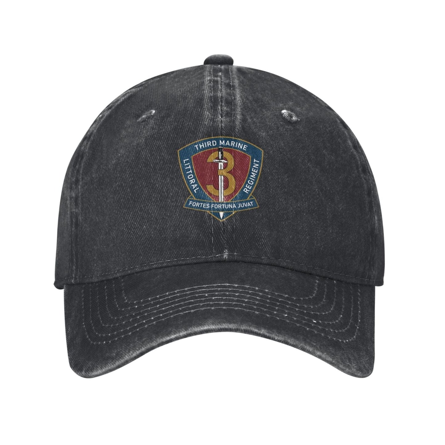 3rd Marine Littoral Regiment Printed unisex baseball cap adjustable cap veteran gift