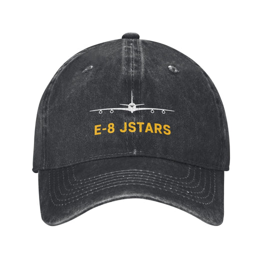 E-8 JSTARS Printing unisex baseball cap adjustable hats Outdoor leisure hat veteran gift