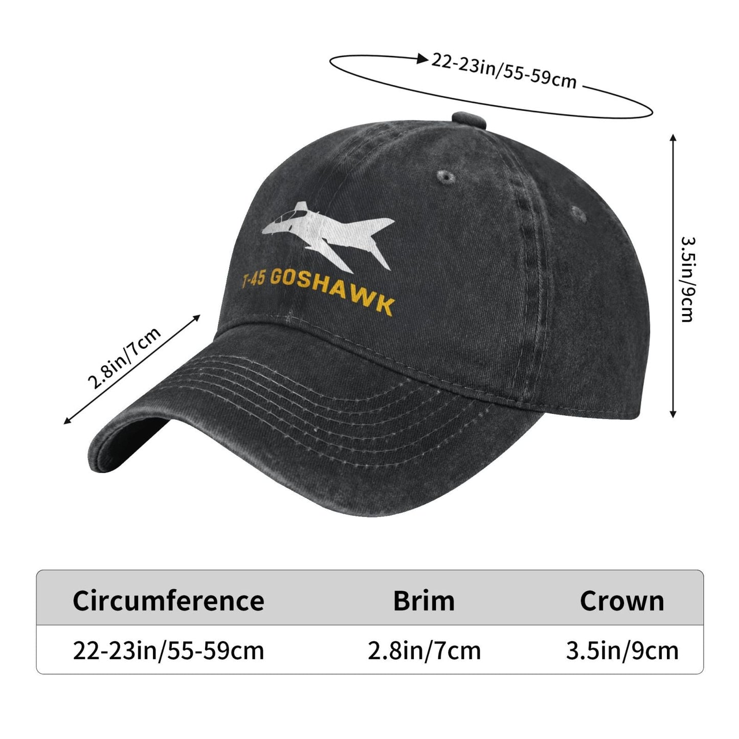 T-45 Goshawk Printing unisex baseball cap adjustable hats Outdoor leisure hat veteran gift