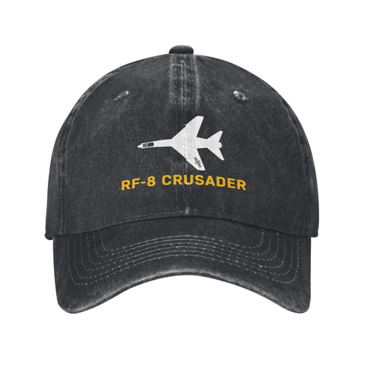 RF-8 Crusader Printing unisex baseball cap adjustable hats Outdoor leisure hat veteran gift