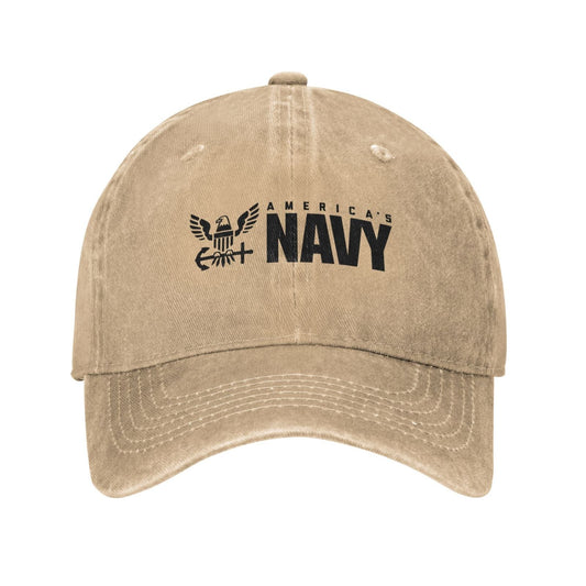 Logo Of The United States Navy Printed unisex baseball cap adjustable cap veteran gift
