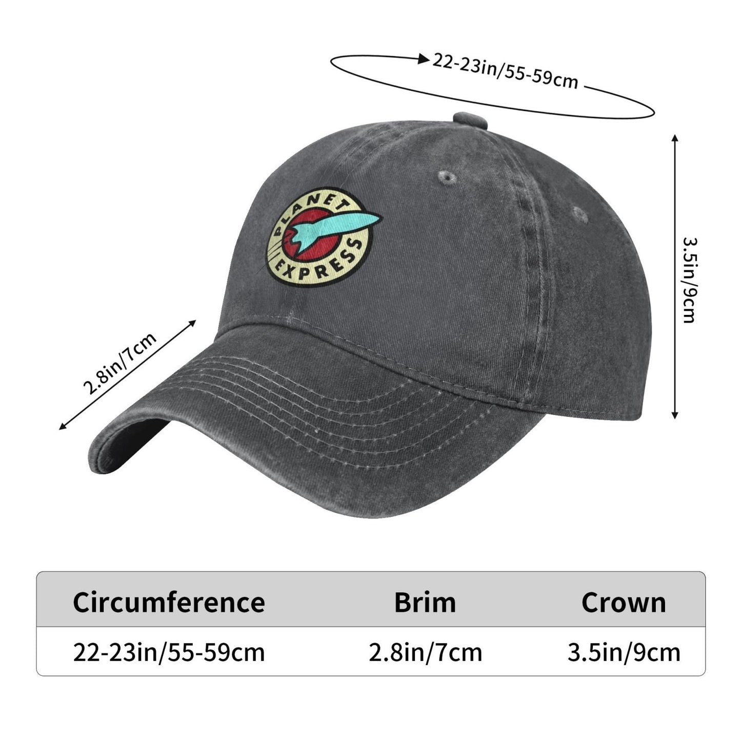 Planet Express Printed unisex baseball cap adjustable cap outdoor sunshade trucker hat