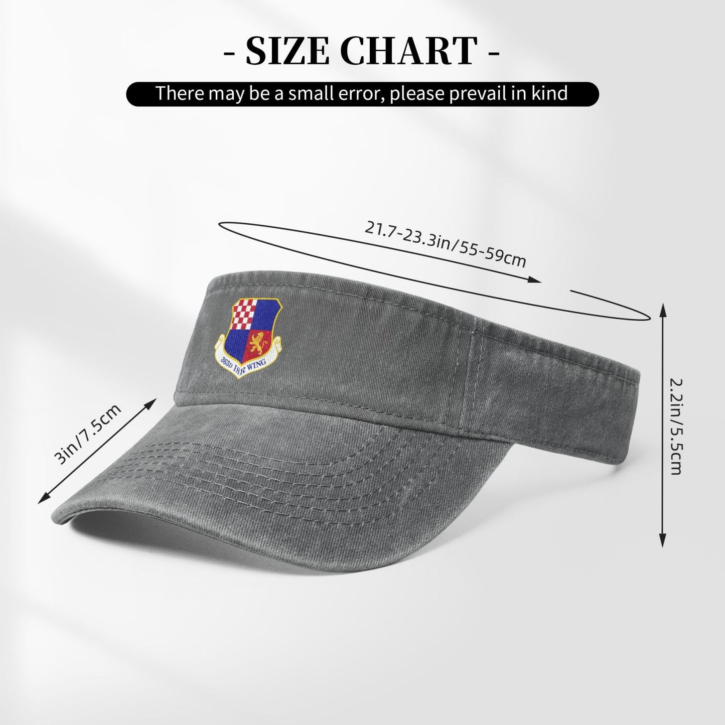 363rd ISR Wing Emblem Printing adjustable Empty Top Baseball Sun Cap unisex outdoor sport hat veterans gift