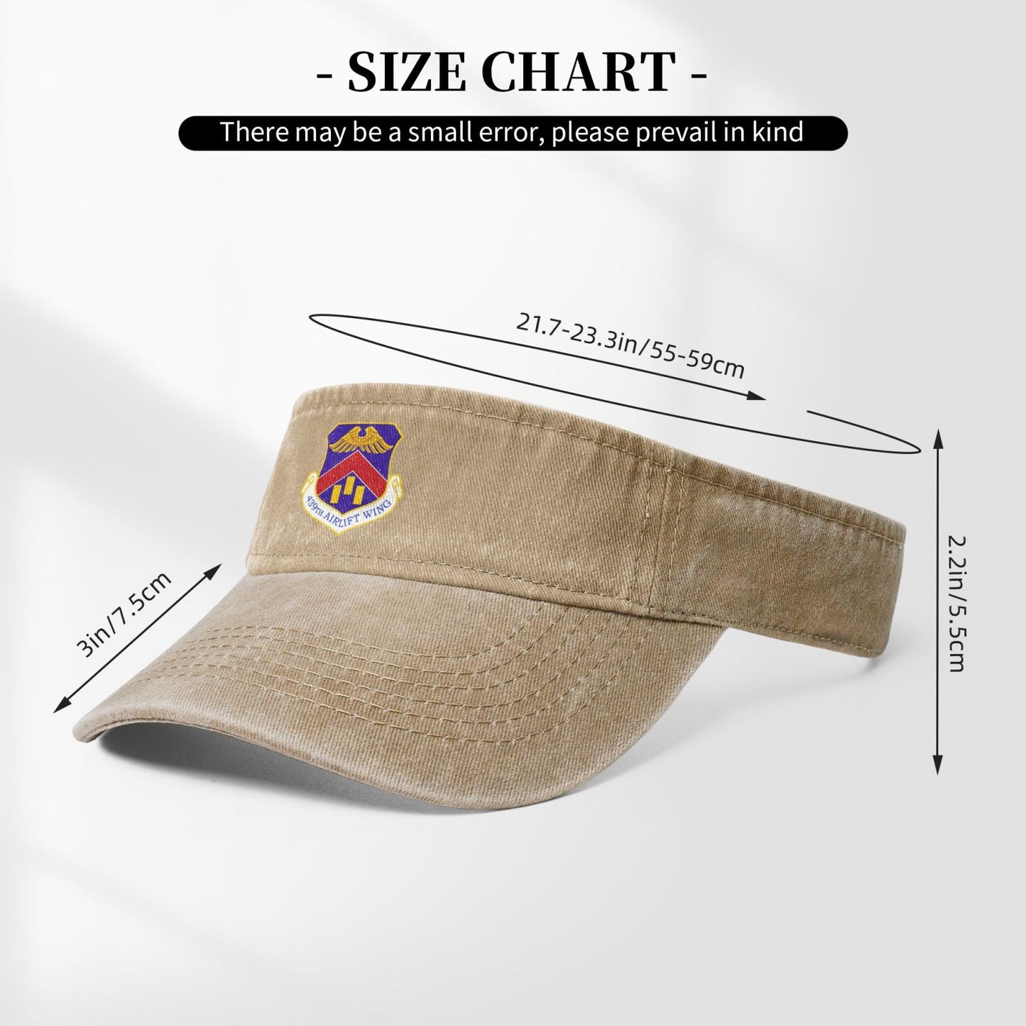 439th Airlift Wing Printing adjustable Empty Top Baseball Sun Cap unisex outdoor sport hat veterans gift