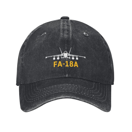 FA-18A Printing unisex baseball cap adjustable hats Outdoor leisure hat veteran gift
