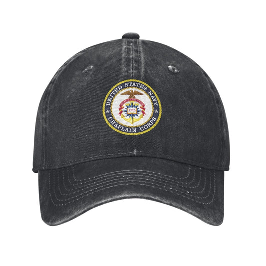 Seal Of The United States Navy Chaplain Corps Printed unisex baseball cap adjustable cap veteran gift