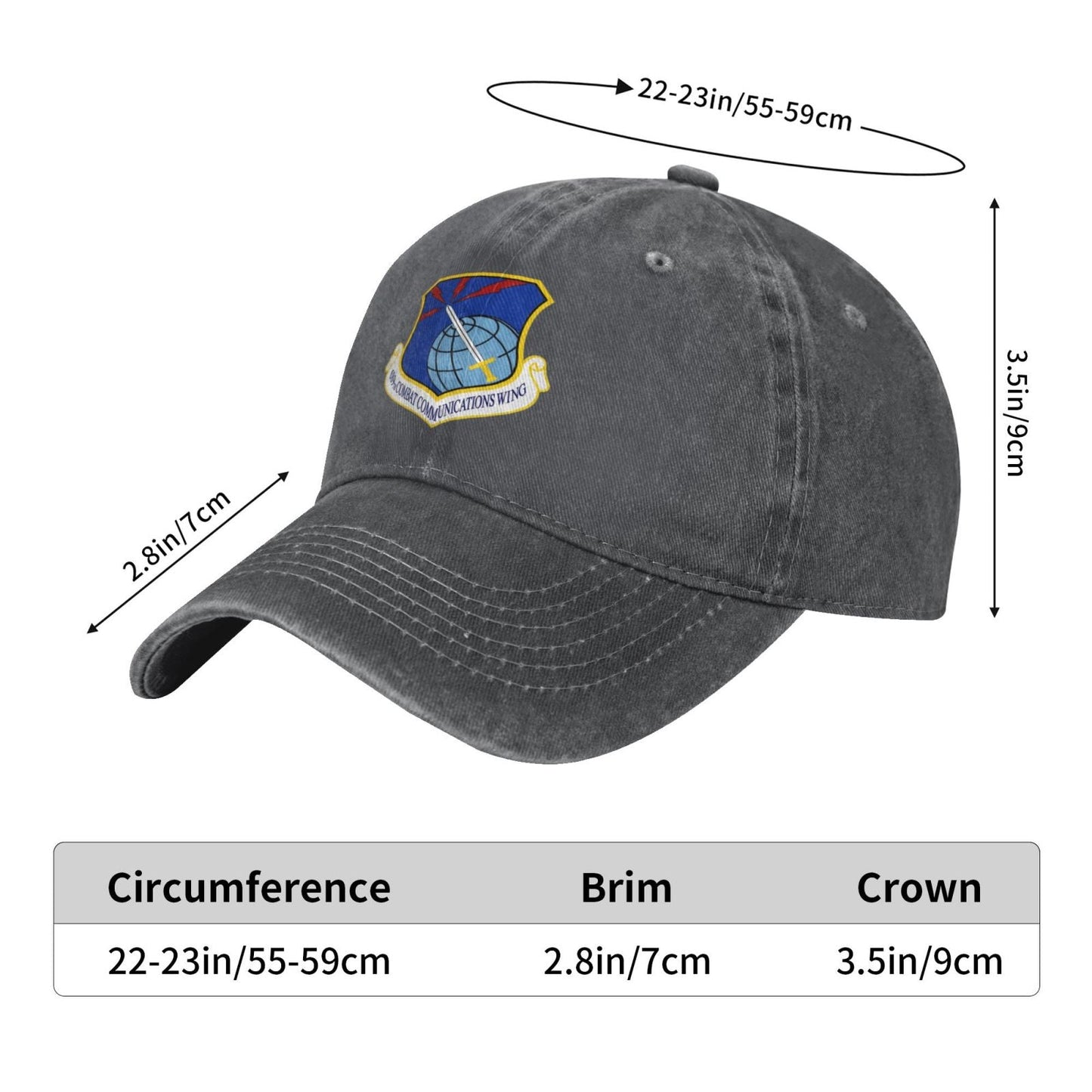 USAF-689 Combat Communications Wing Printing unisex baseball cap adjustable cap veteran gift