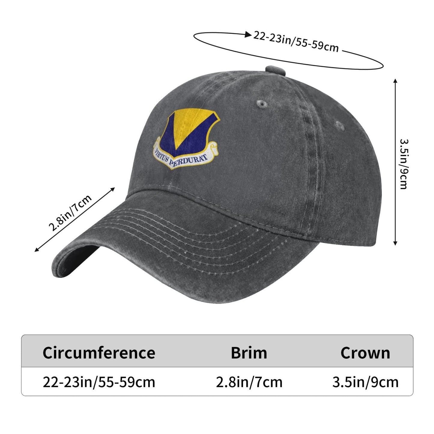 86th Airlift Wing Printing unisex baseball cap adjustable cap veteran gift
