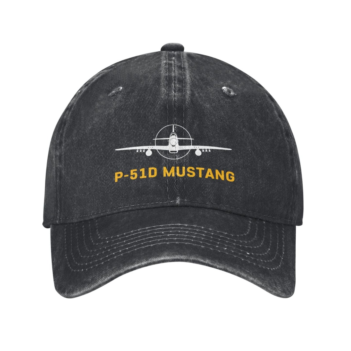 P-51D Mustang Printing unisex baseball cap adjustable hats Outdoor leisure hat veteran gift