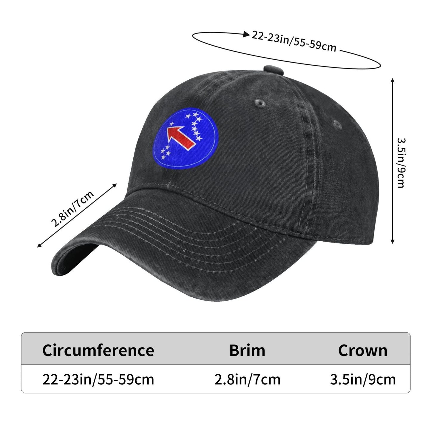 USARPAC Insignia Printing unisex baseball cap adjustable cap veteran gift