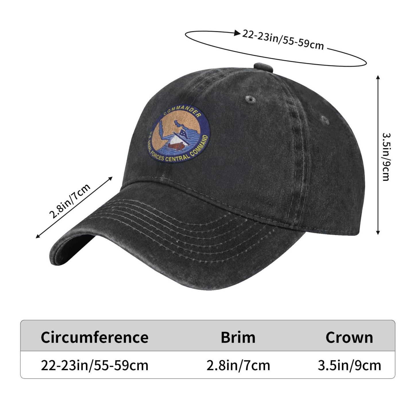 UANF Central Command Patch 2014 Printed unisex baseball cap adjustable cap veteran gift
