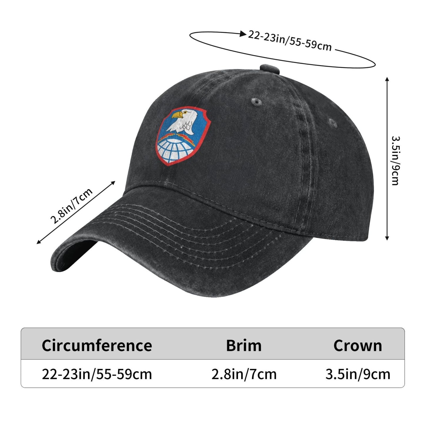 USA Space And Missile Defense Command Printing unisex baseball cap adjustable cap veteran gift