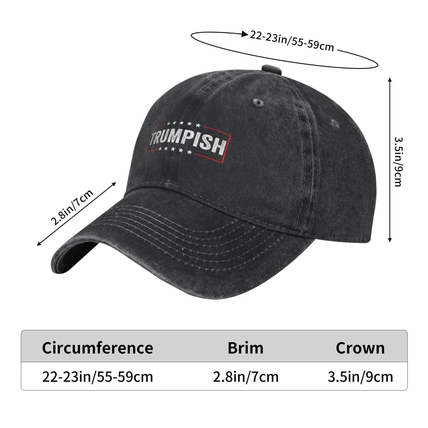 Donald Trum P Trumpish MAGA 2020 Election Printed unisex baseball cap adjustable cap outdoor sunshade trucker hat