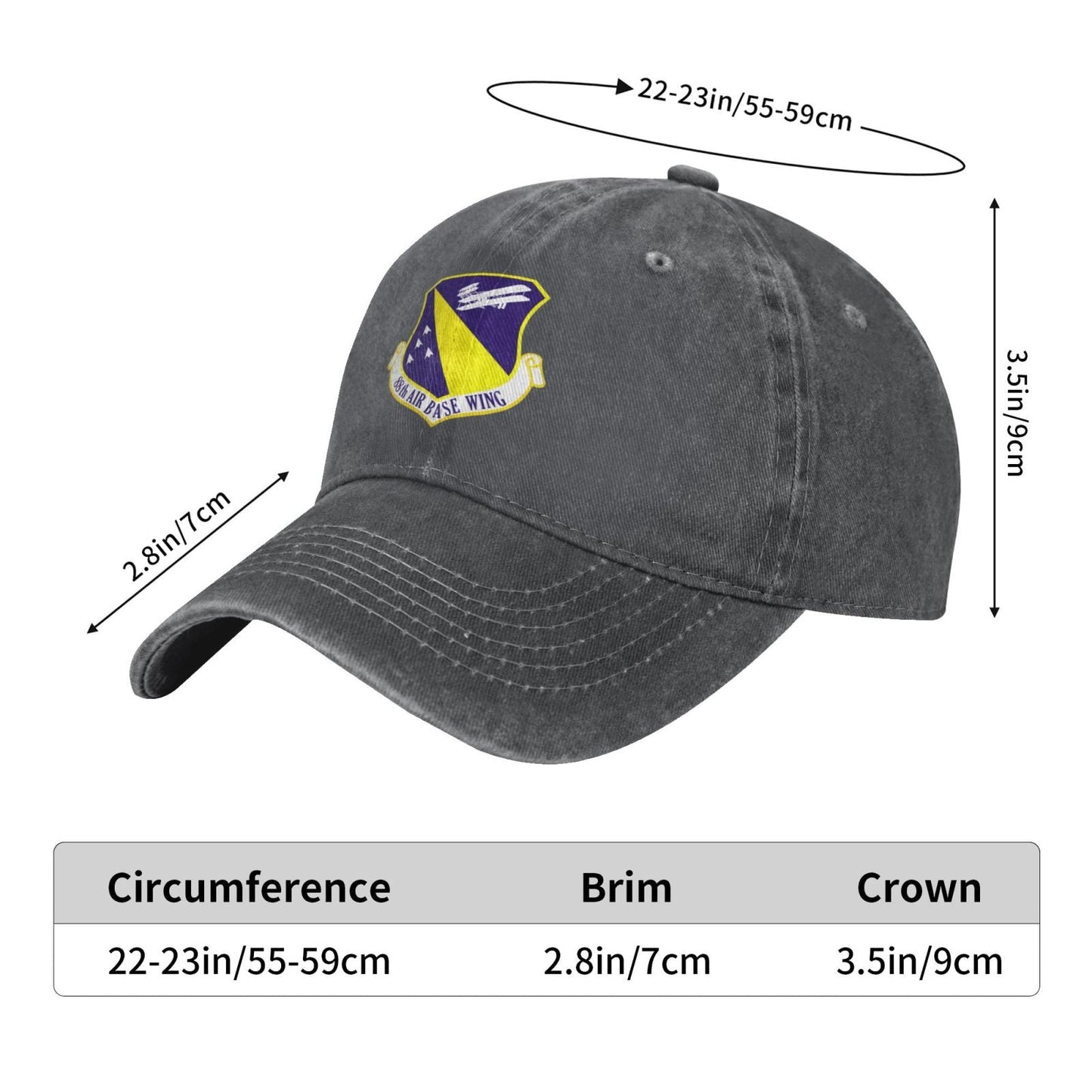 88th Air Base Wing Printed unisex baseball cap adjustable cap veteran gift