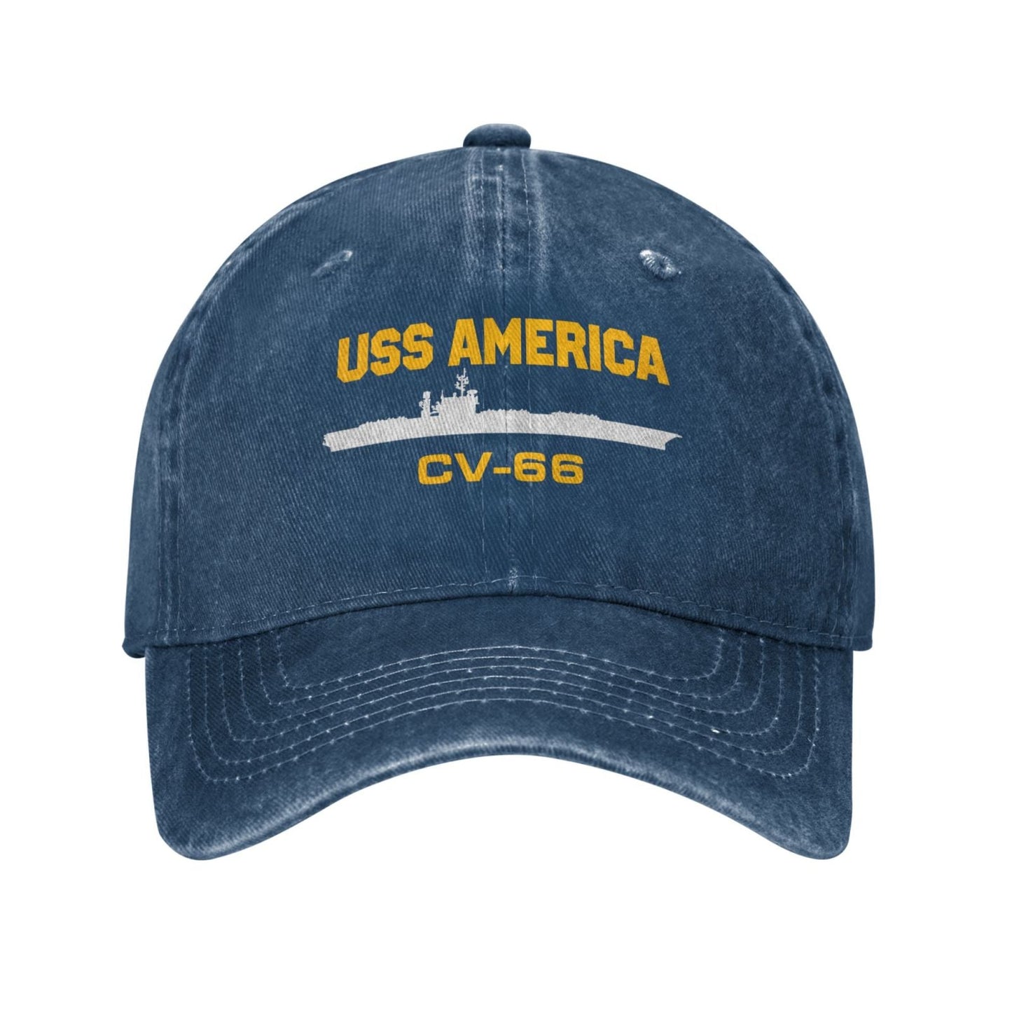 USS America (CV-66) Printed unisex baseball cap adjustable cap veteran gift