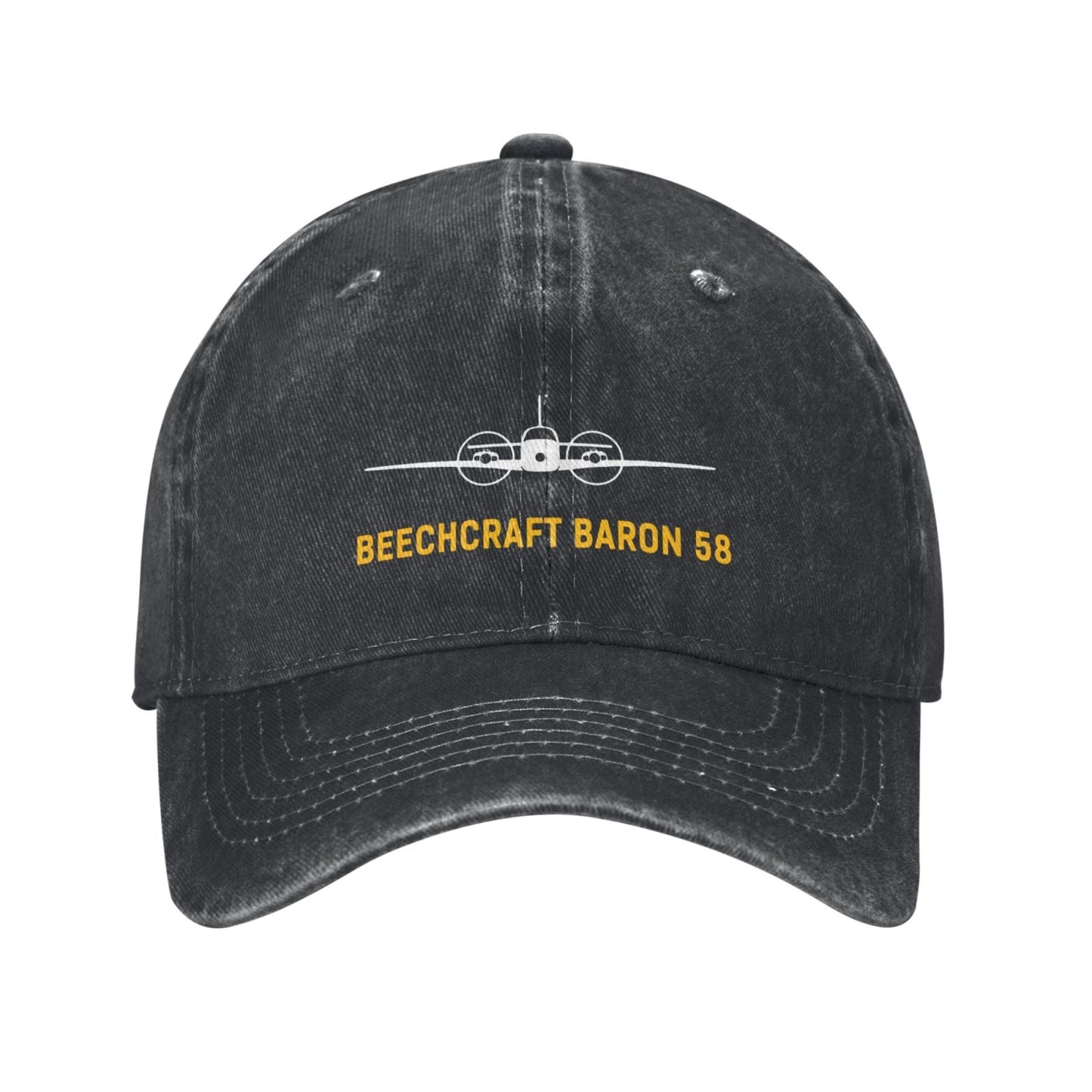 Beechcraft Baron 58 Printing unisex baseball cap adjustable hats Outdoor leisure hat veteran gift