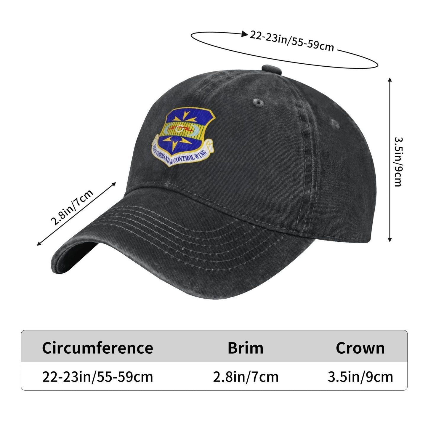 505th Command And Control Wing Printing unisex baseball cap adjustable cap veteran gift